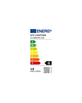 Źródło światła LED, A60, E27, 10W, 810 lm, 87 mA, AC220-240V, 200, 4000K, z czuj.mikrof. i zmierz.