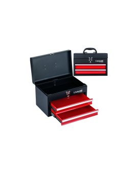 Skrzynka szafka narzędziowa warsztatowa walizka 2 szuflady stalowa Schmith