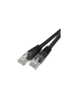 Patchcord UTP kat.5e kabel sieciowy LAN 2x RJ45 linka czarny 0, 25m