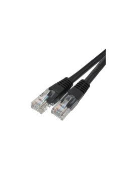 Patchcord UTP kat.5e kabel sieciowy LAN 2x RJ45 linka czarny 3m
