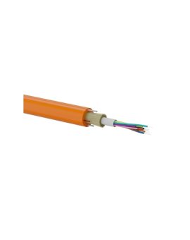 Kabel światłowodowy OS2 zewnętrzny DAC do układania w ziemi, pomarańczowy SM 24J 9/125 G652D Fca PE ALANTEC /bębnowy/