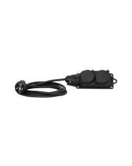 Przedłużacz listwowy gumowy 2x230V(2x2P+Z) OW (H05RR-F) 3x1, 5-10m