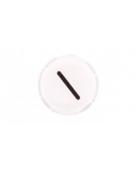 Soczewka przycisku 22mm płaska biała z symbolem START I M22-XDL-W-X1 218296