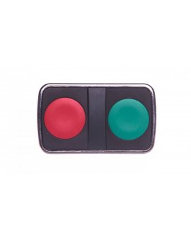 Napęd przycisku podwójny zielony/czerwony z samopowrotem ZB4BA7340